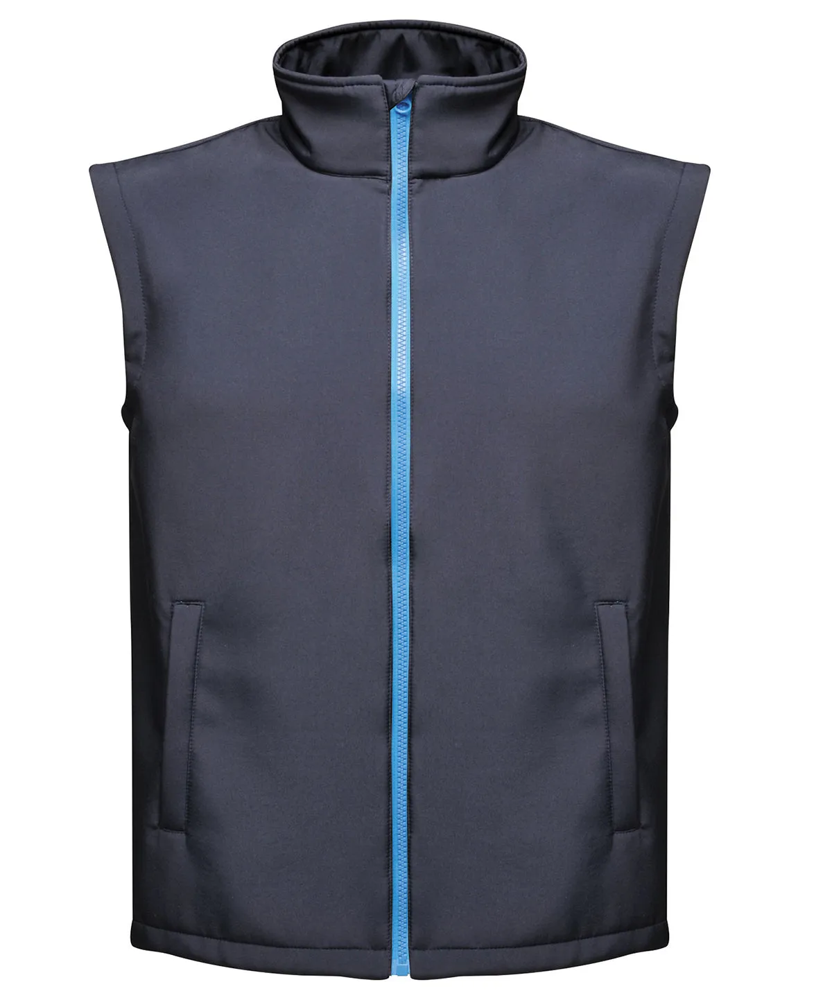 Ablaze printable softshell bodywarmer | Navy/French Blue