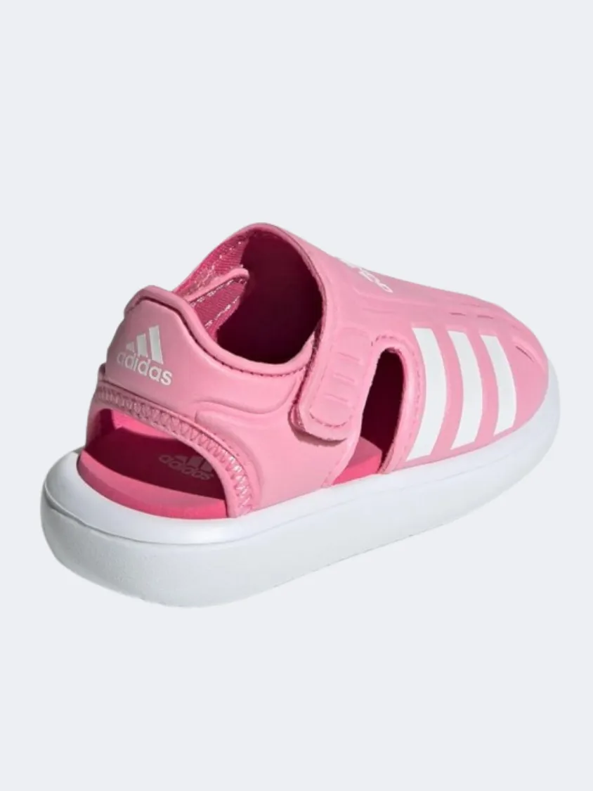 Adidas Ps Girls Sportswear Sandals Pink/White/Magenta