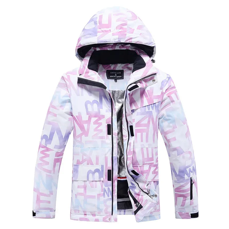 ARCTIC QUEEN Womens Ski Suit - Multi Coloured