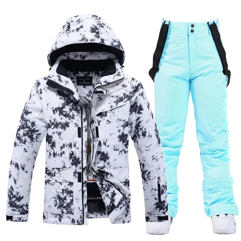 ARCTIC QUEEN Womens Ski Suit - Multi Coloured