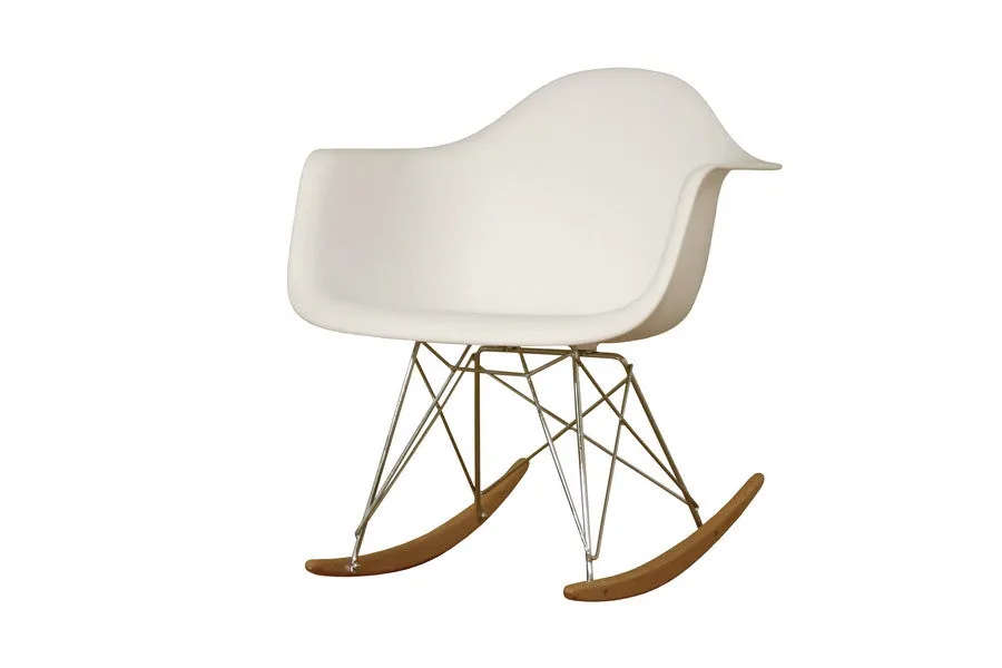 Baxton Studio Plastic Rocking Chair