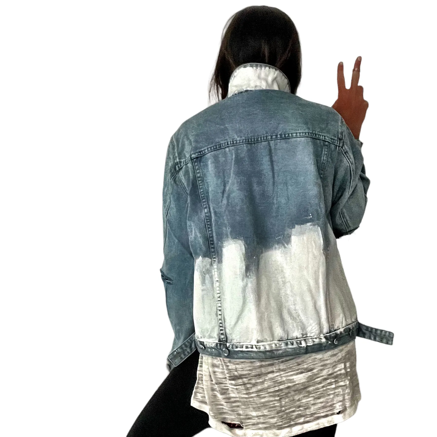 'Beyond White' Denim Jacket