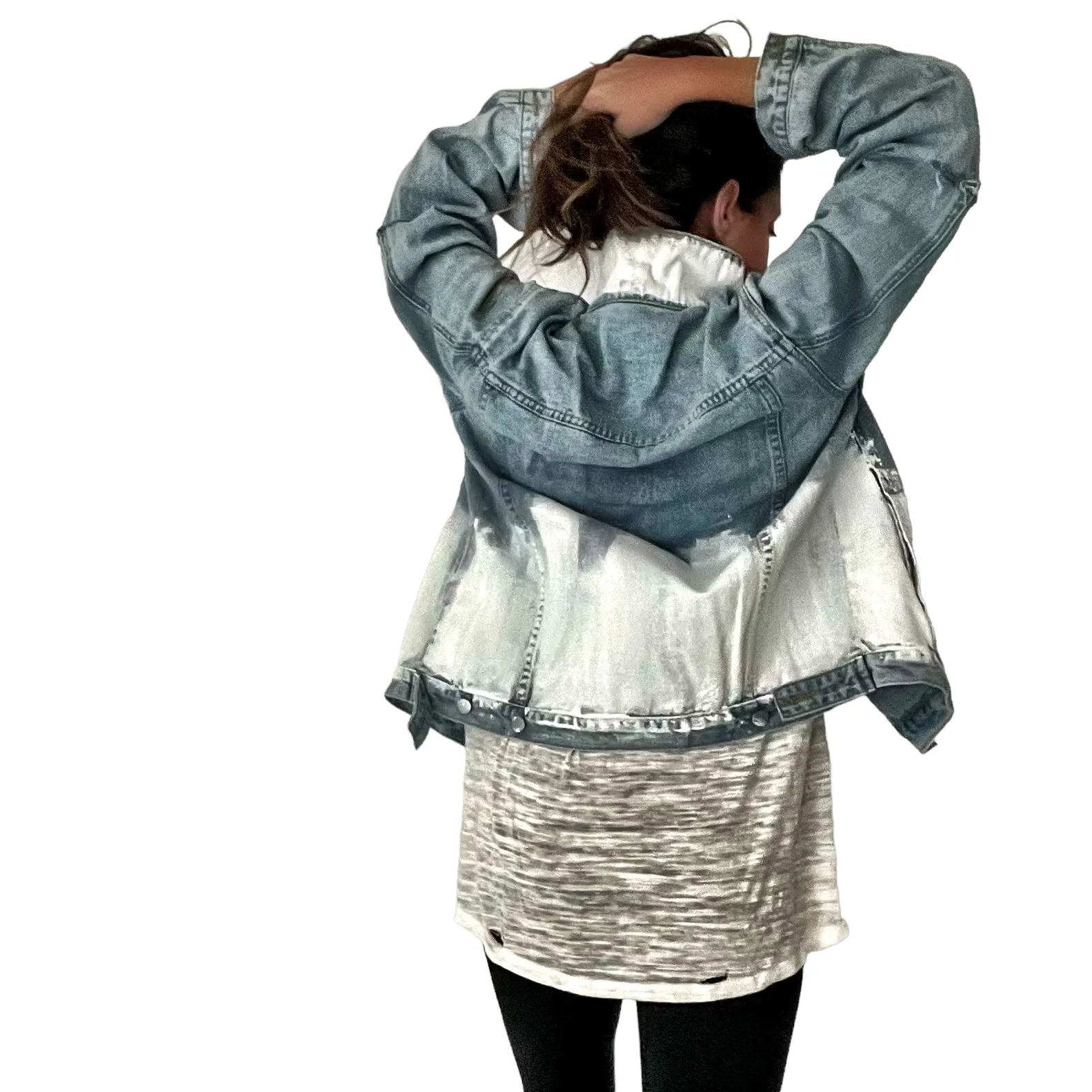 'Beyond White' Denim Jacket