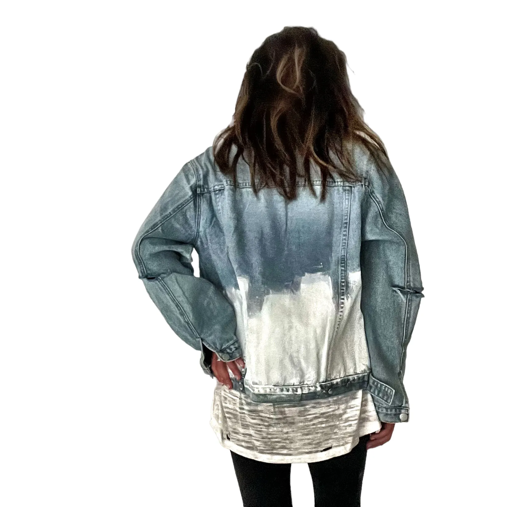 'Beyond White' Denim Jacket