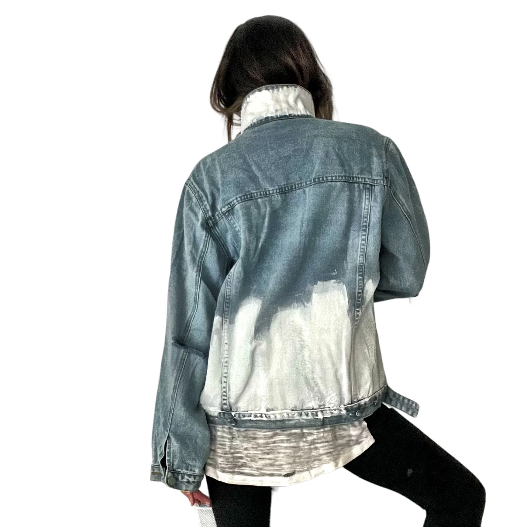 'Beyond White' Denim Jacket