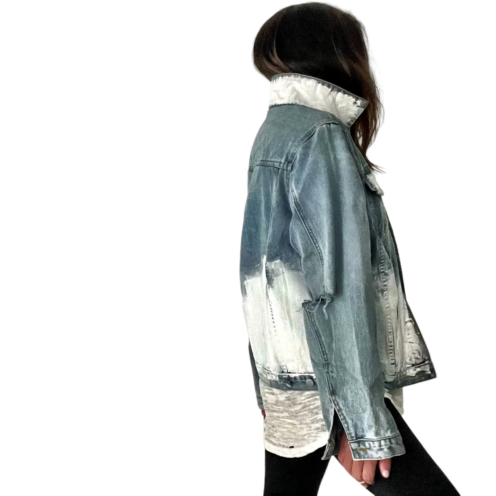 'Beyond White' Denim Jacket