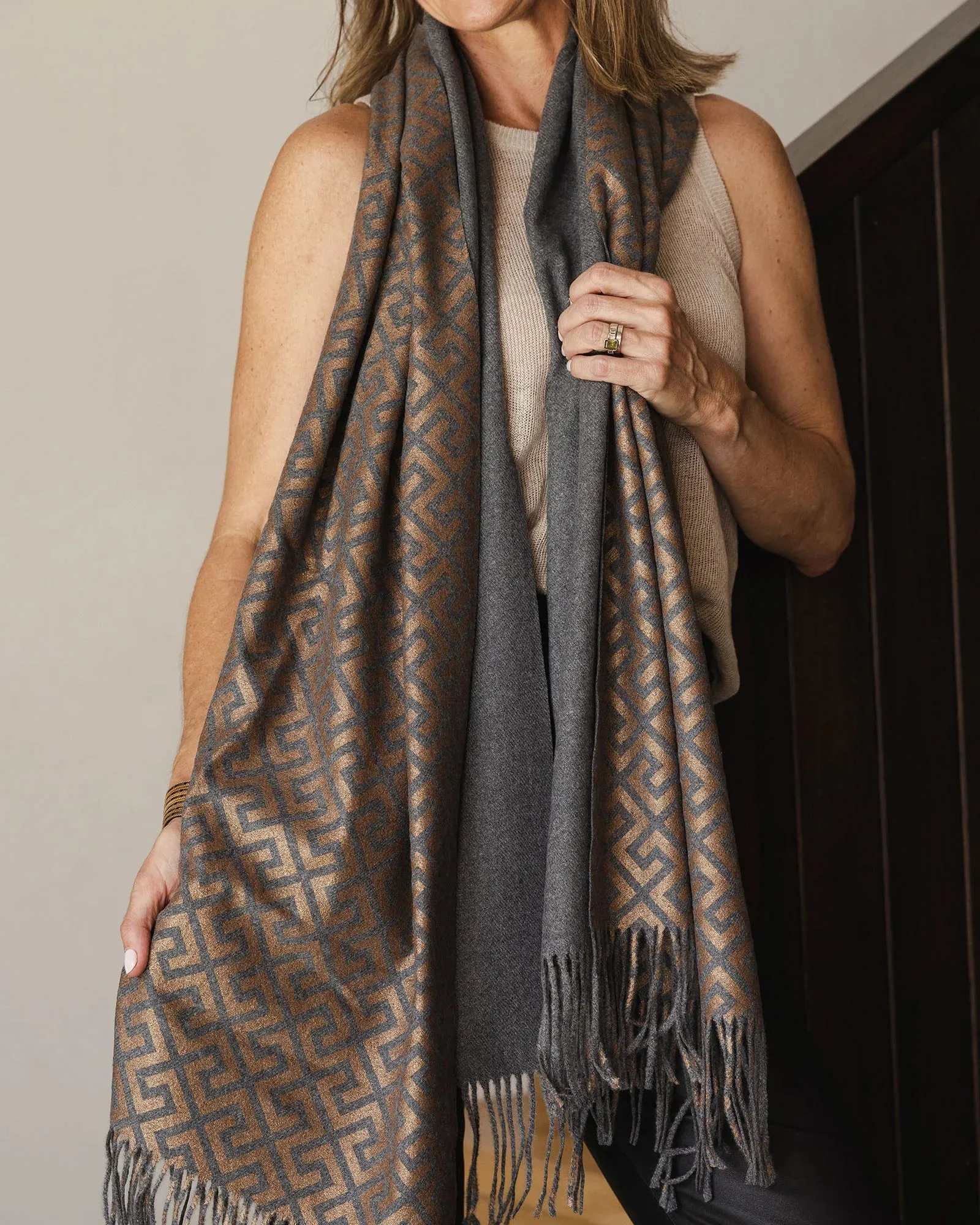 Cairo Scarf in Grey