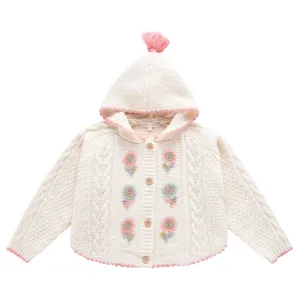 CLARA KNITTED HOODED JACKET