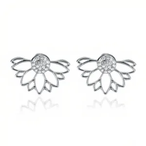 ClaudiaG Collection Crystal Earrings - Silver