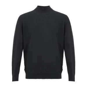 Colombo Elegant Gray Cashmere Sweater for Men