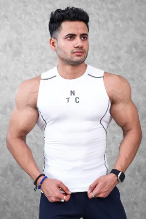 Critical Compression Tank top- White