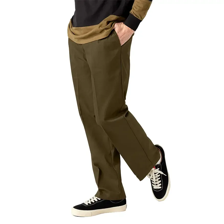 Dickies Skateboarding Regular Fit Twill Pants - Dark Olive