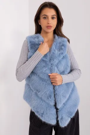 Elegant Multi-Pocket Faux Fur Vest for Every Event