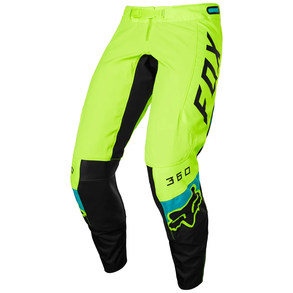 FOX YOUTH 360 DIER PANTS [FLO YELLOW]