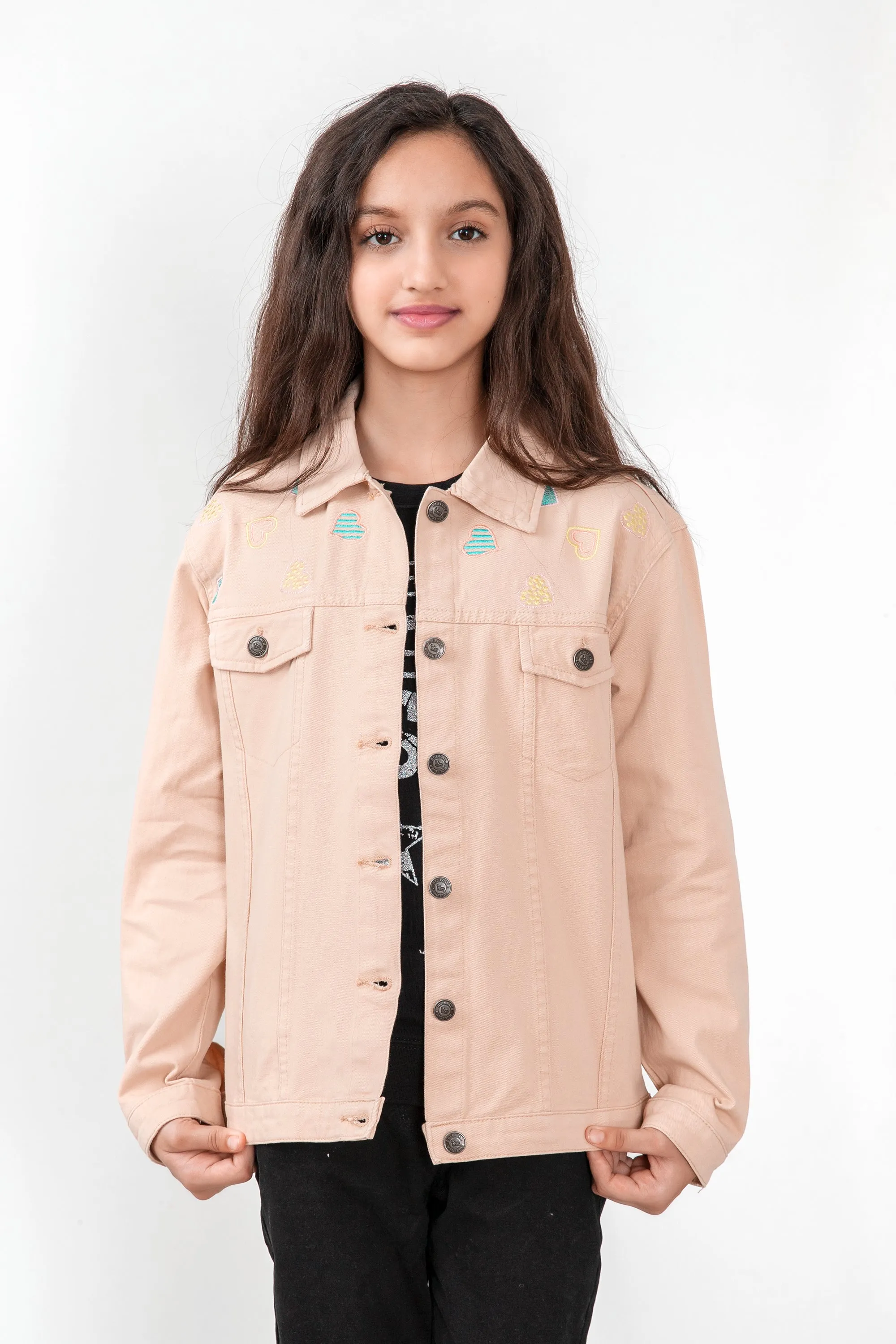 Girls Sand Twill Jacket