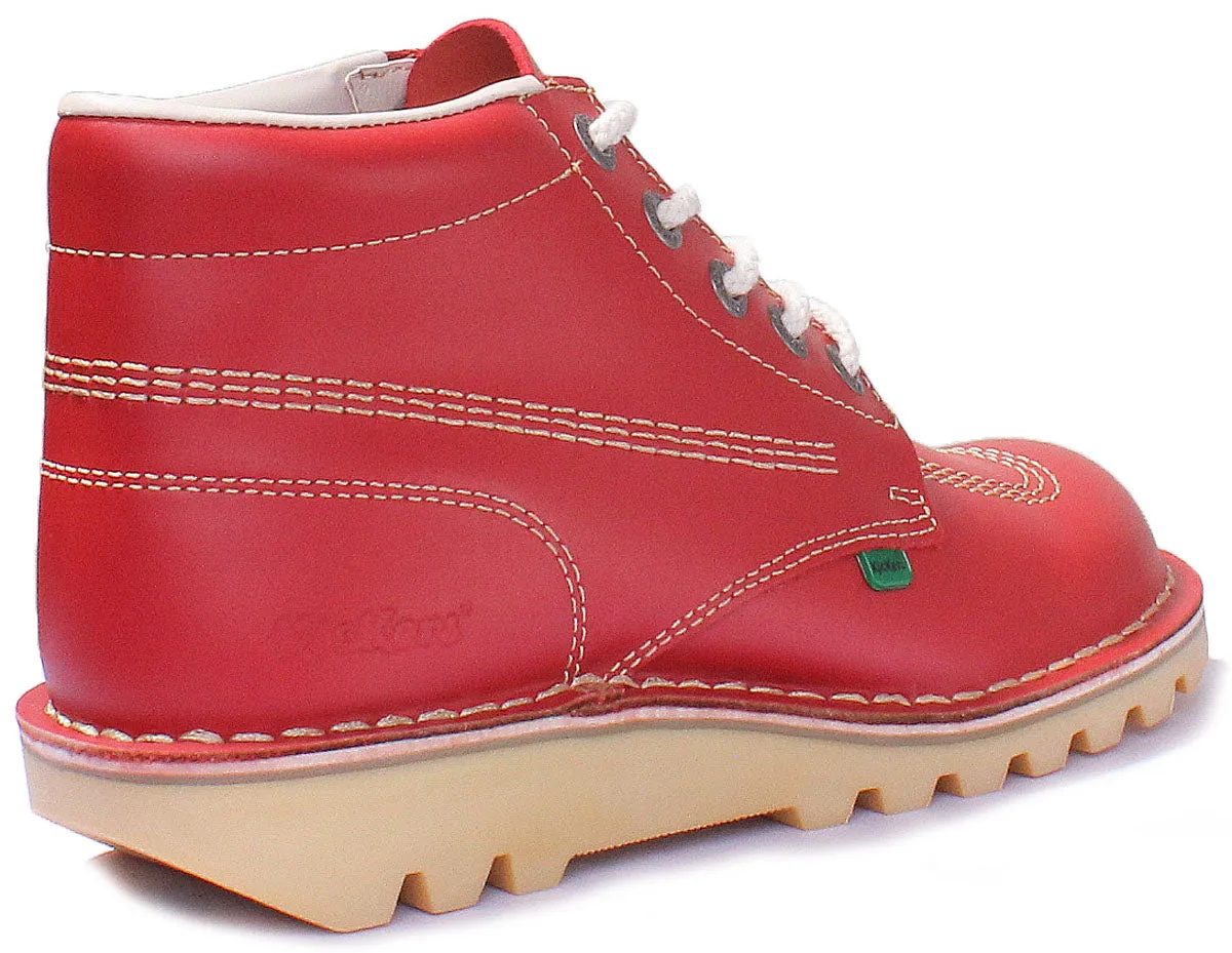 Kickers Kick Hi M In Red in Adults UK