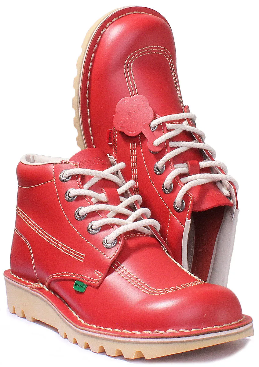 Kickers Kick Hi M In Red in Adults UK