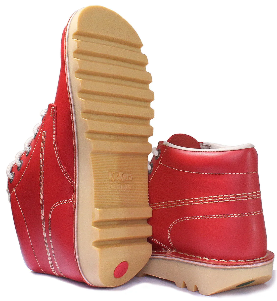 Kickers Kick Hi M In Red in Adults UK