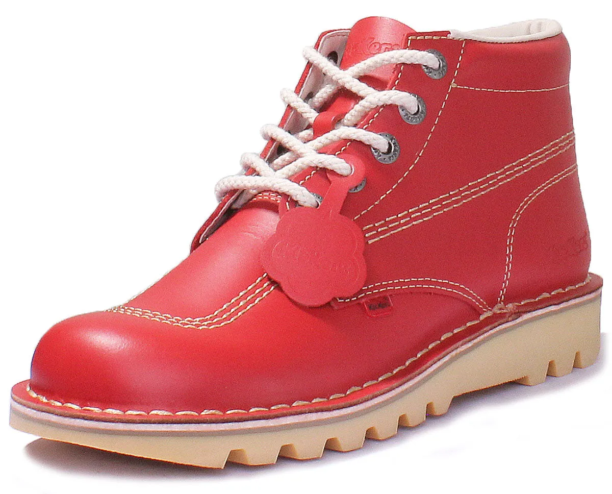 Kickers Kick Hi M In Red in Adults UK