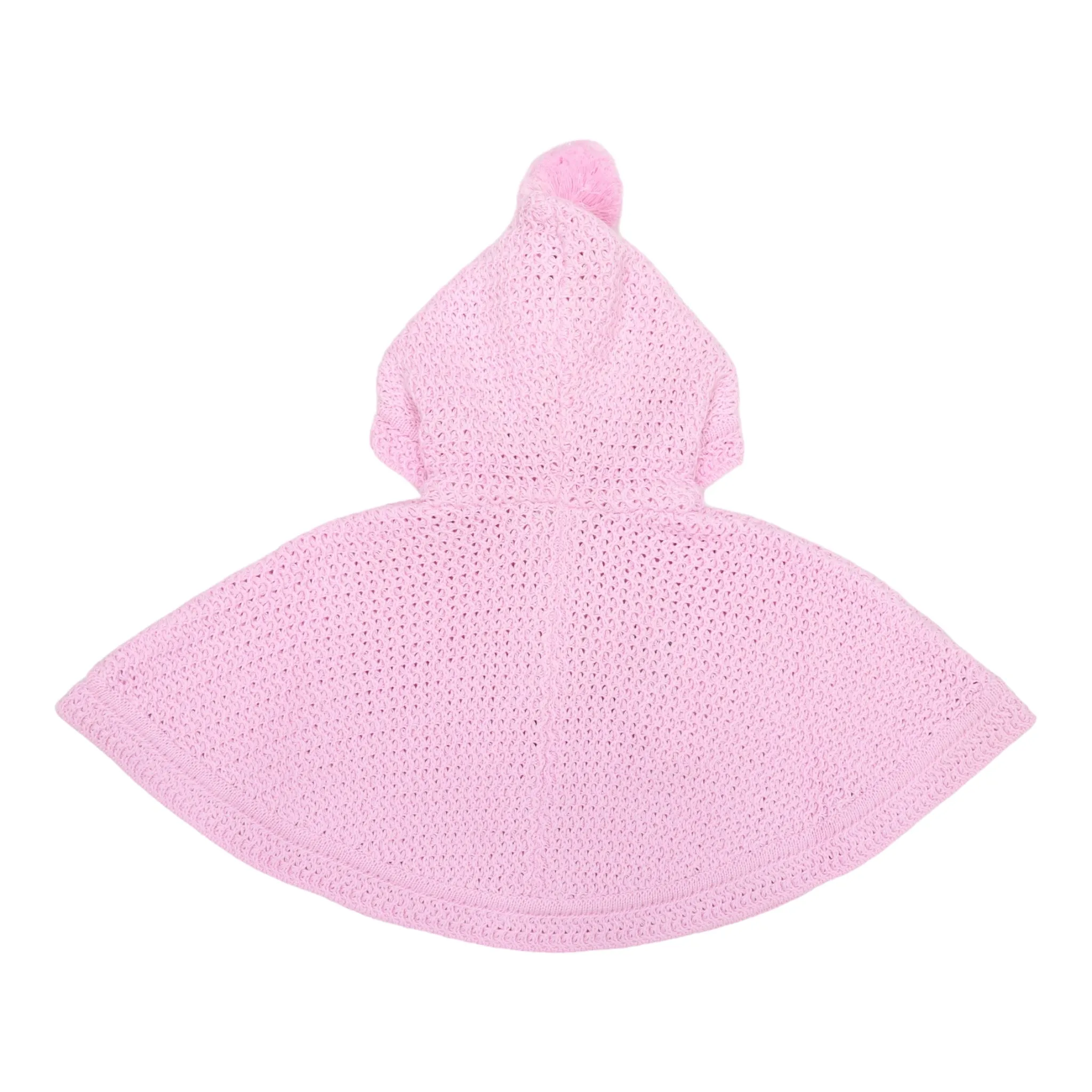 Knitted Poncho Pink