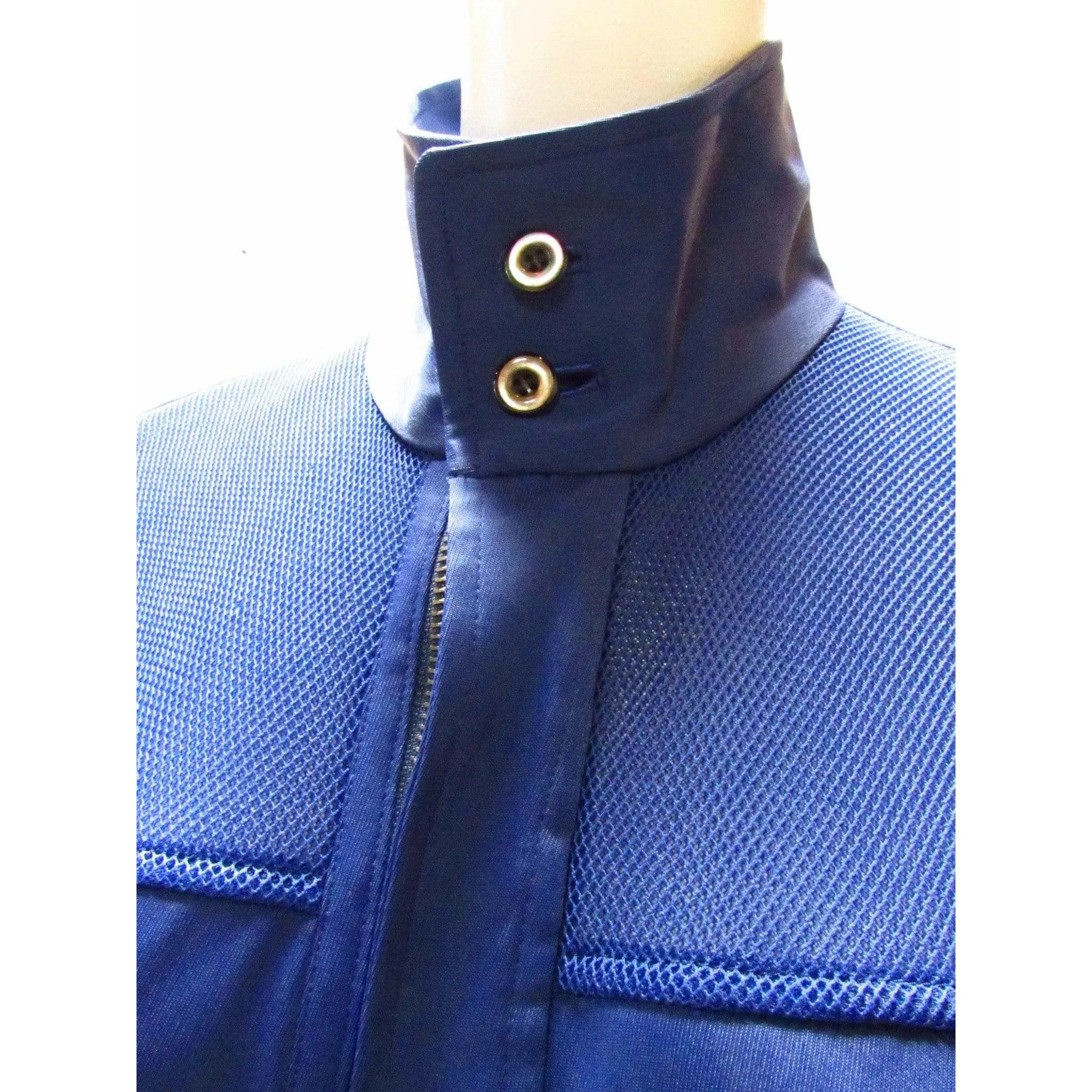 Matsuda Cobalt Blue Fitted Moto Jacket