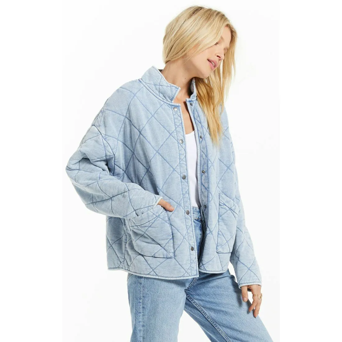 Maya Knit Denim Jacket