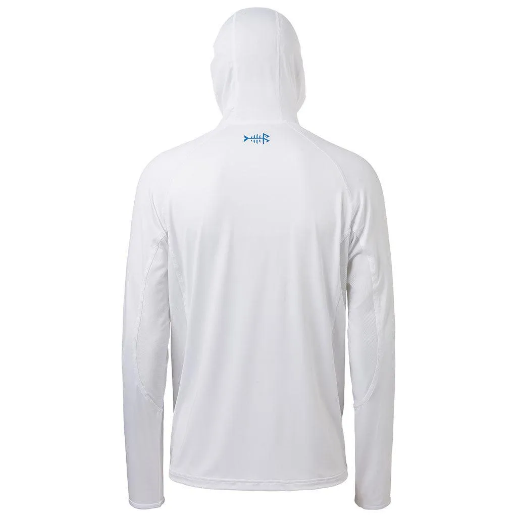 Men’s UPF 50  Long Sleeve Fishing Hoodie with UV Neck Gaiter FS06M