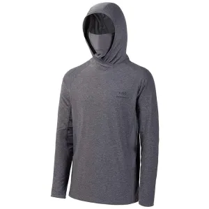 Men’s UPF 50  Long Sleeve Fishing Hoodie with UV Neck Gaiter FS06M