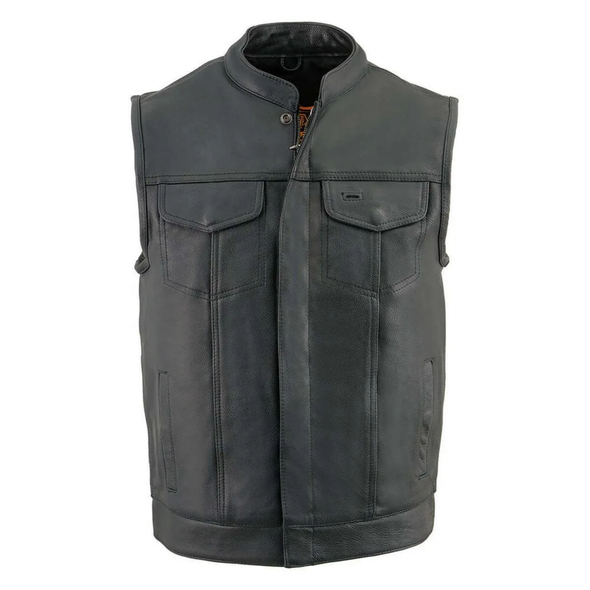 Milwaukee Leather Men's Cool-Tec Club Style Dual Closure Motorcycle Rider Vest