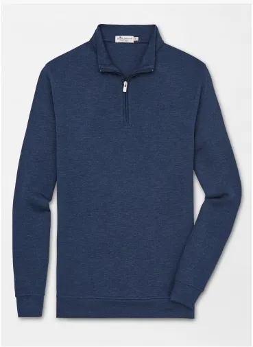 Peter Millar | Heather Interlock Quarter Zip