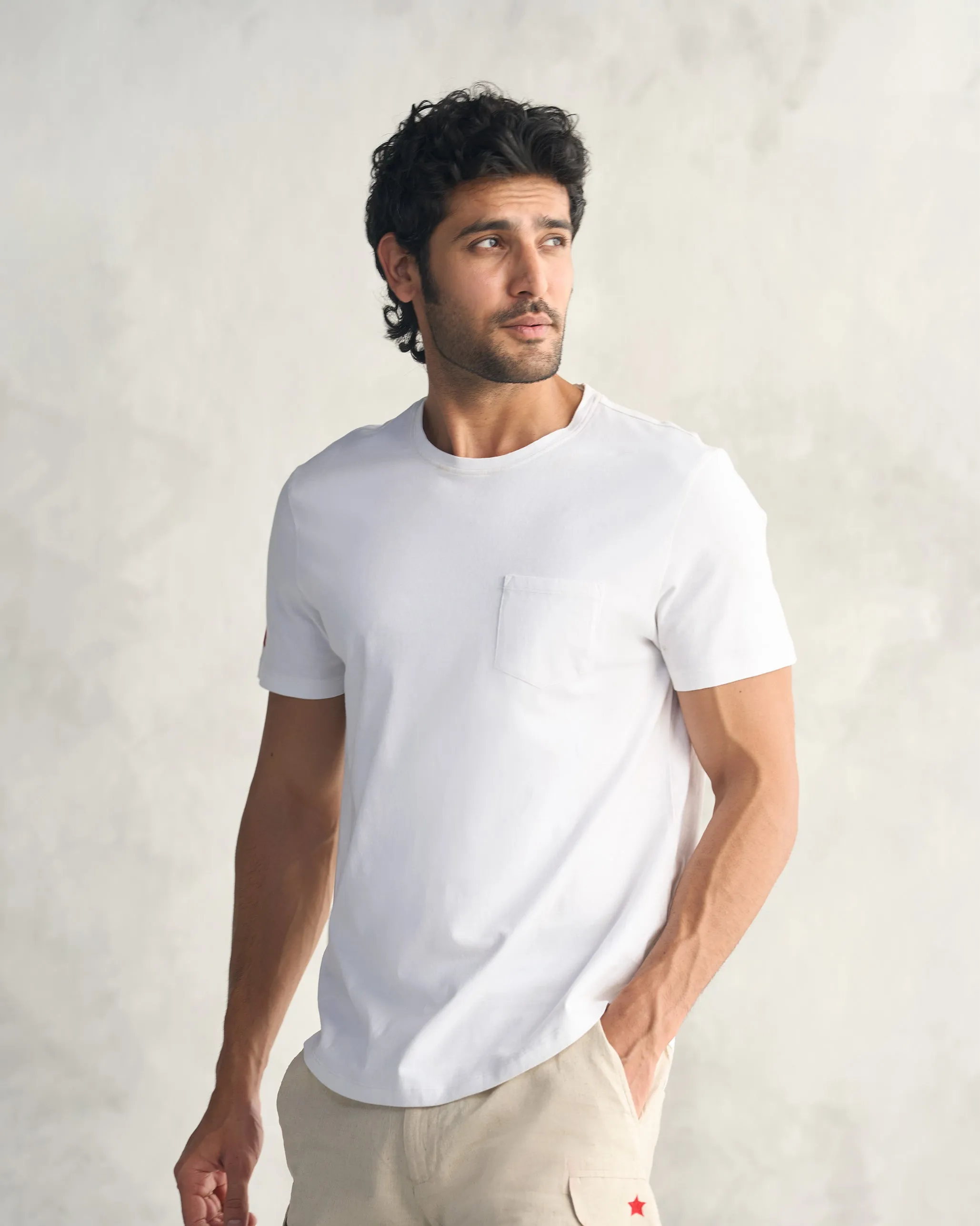 Pocket T-shirt - White