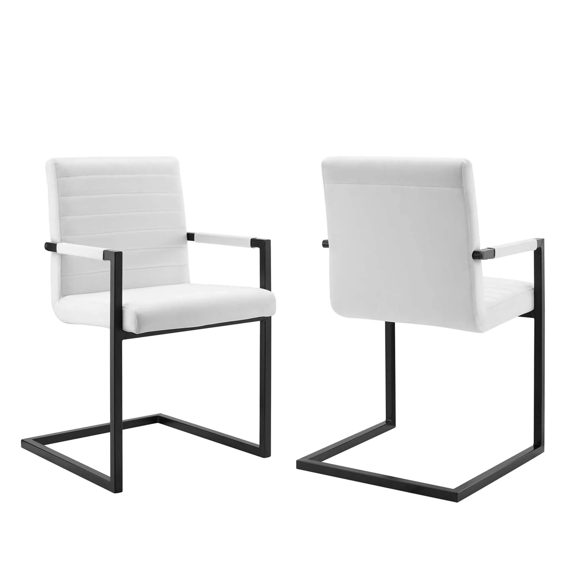 Savoy Performance Velvet Dining Chairs - Set of 2 by Modway