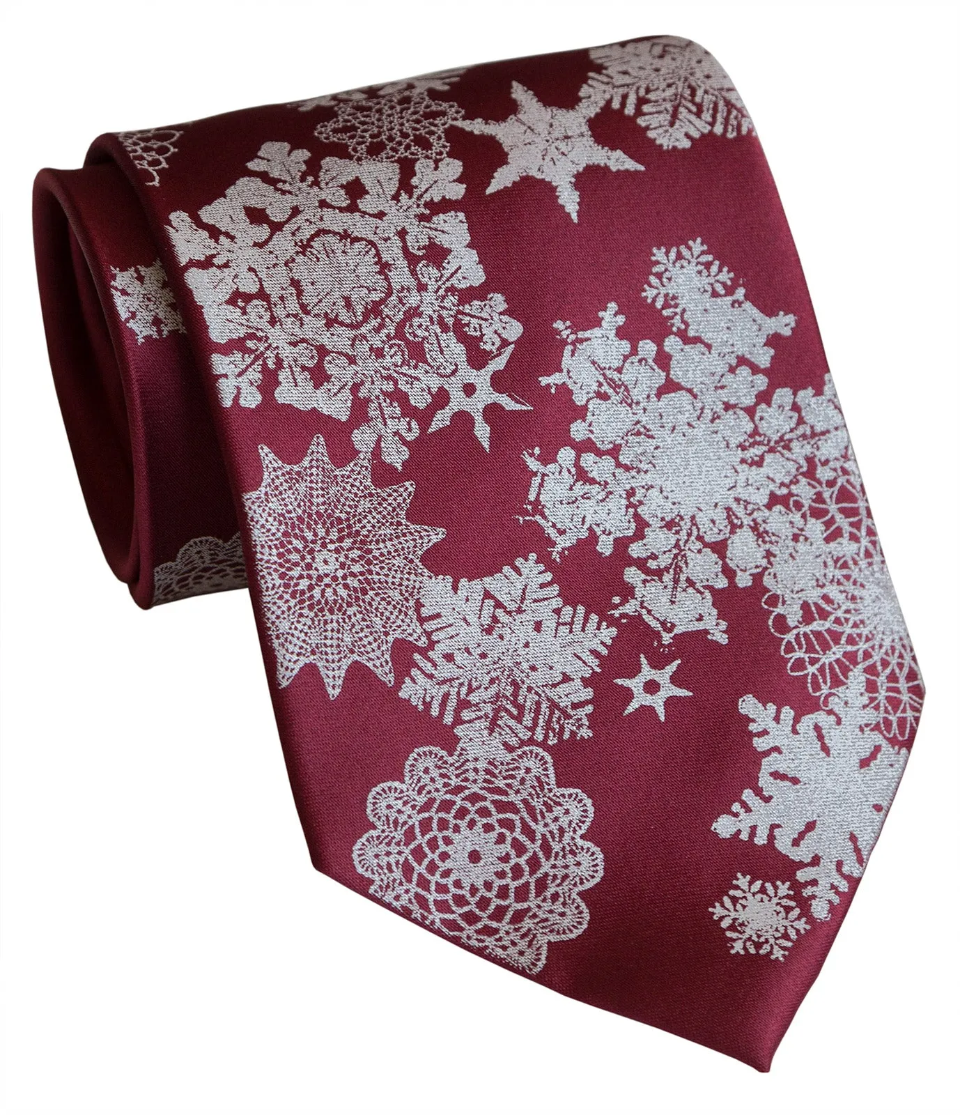 Snowflake Silk Necktie