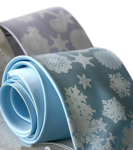 Snowflake Silk Necktie