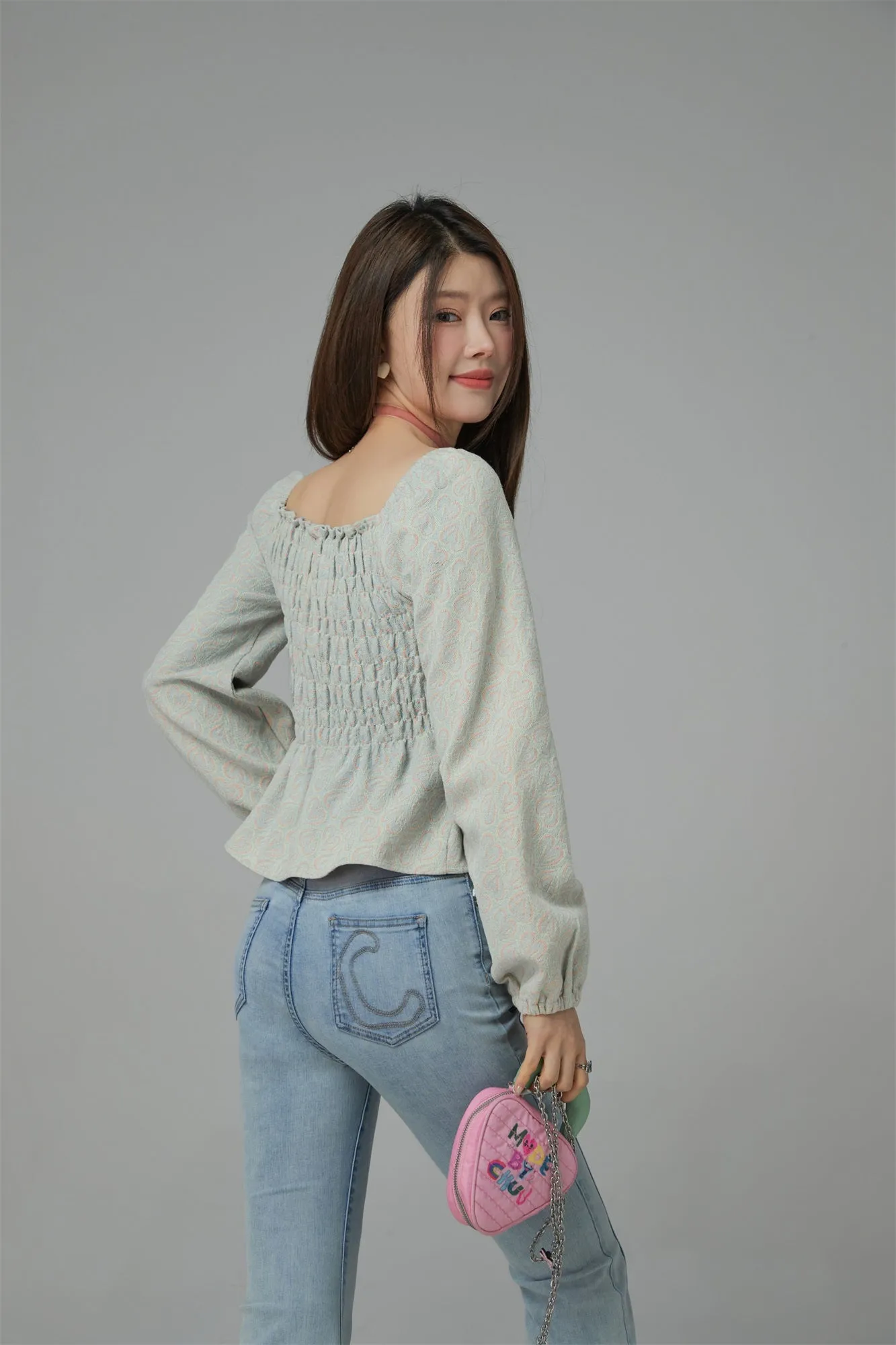 Soft Voice Off-The-Shoulder Blouse