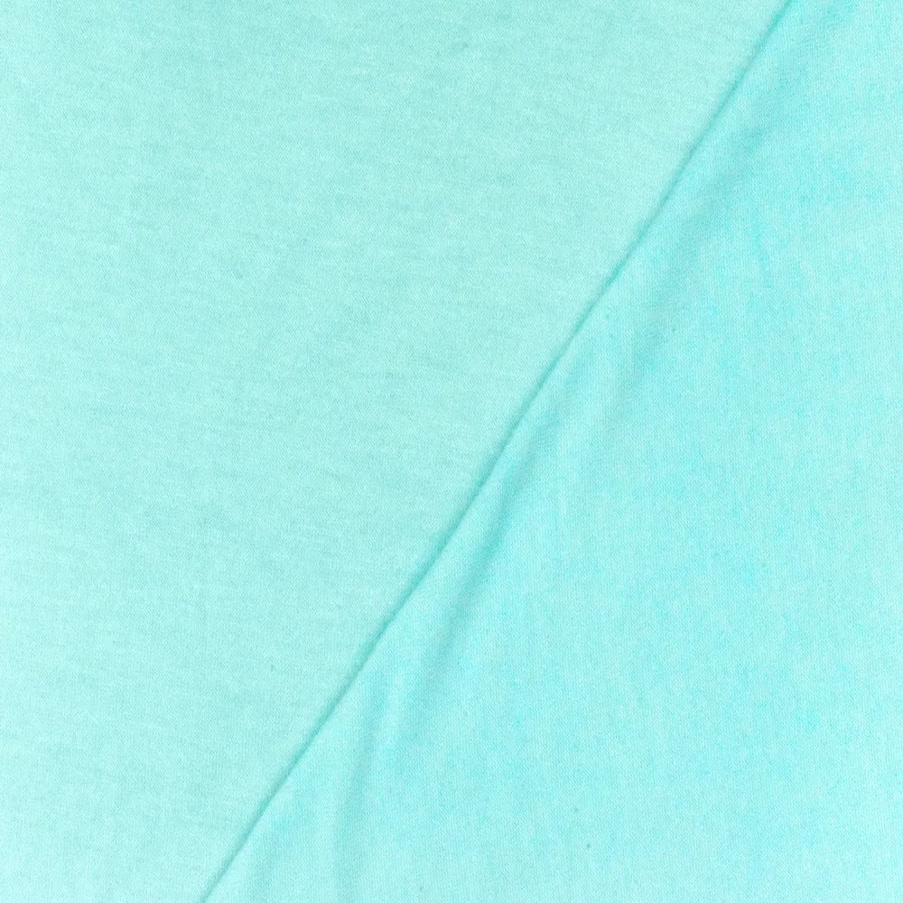 Tahiti Teal Solid Stretch Modal Tissue Jersey Knit Fabric