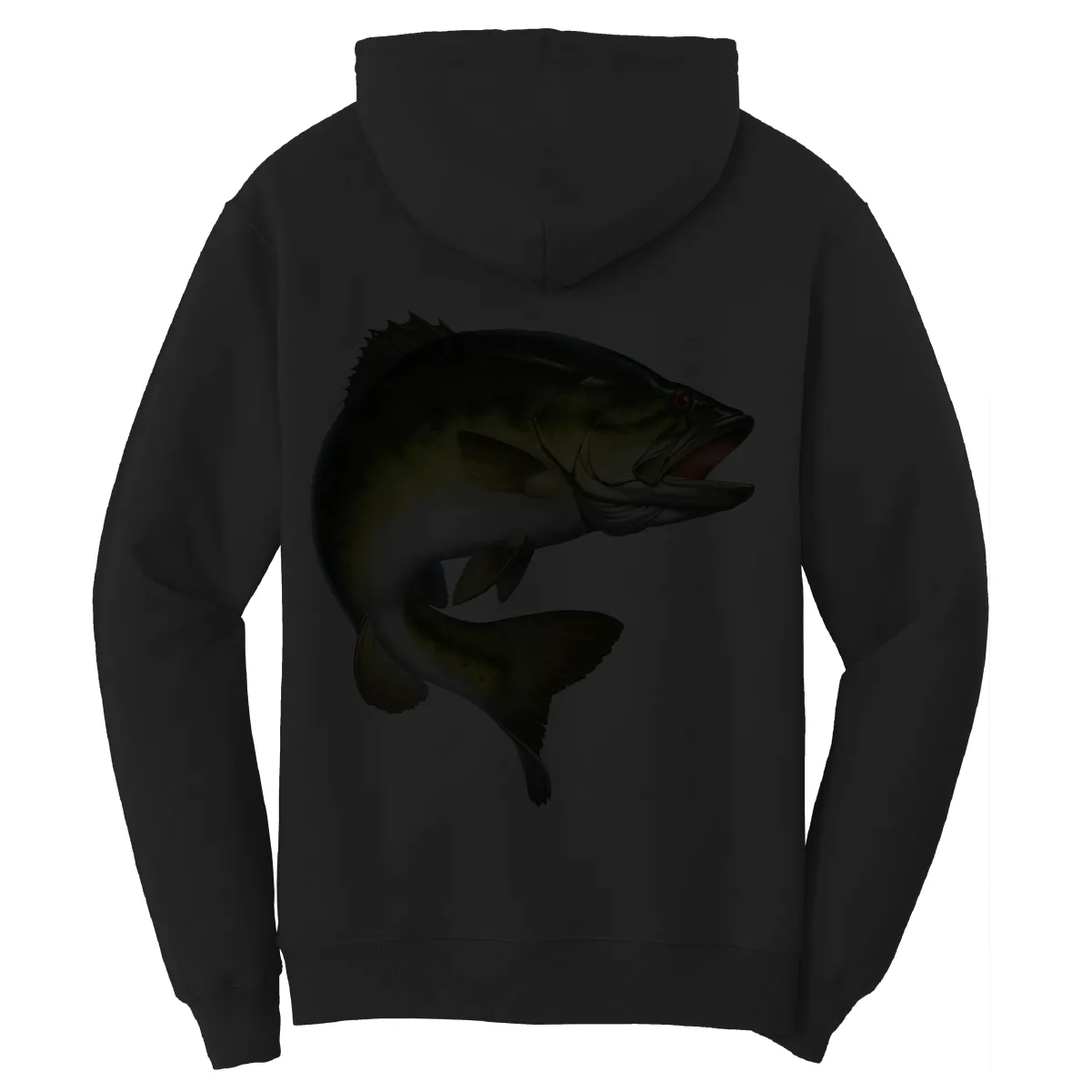 Texas Freshwater Born Men's Largemouth Bass Cotton Hoodie