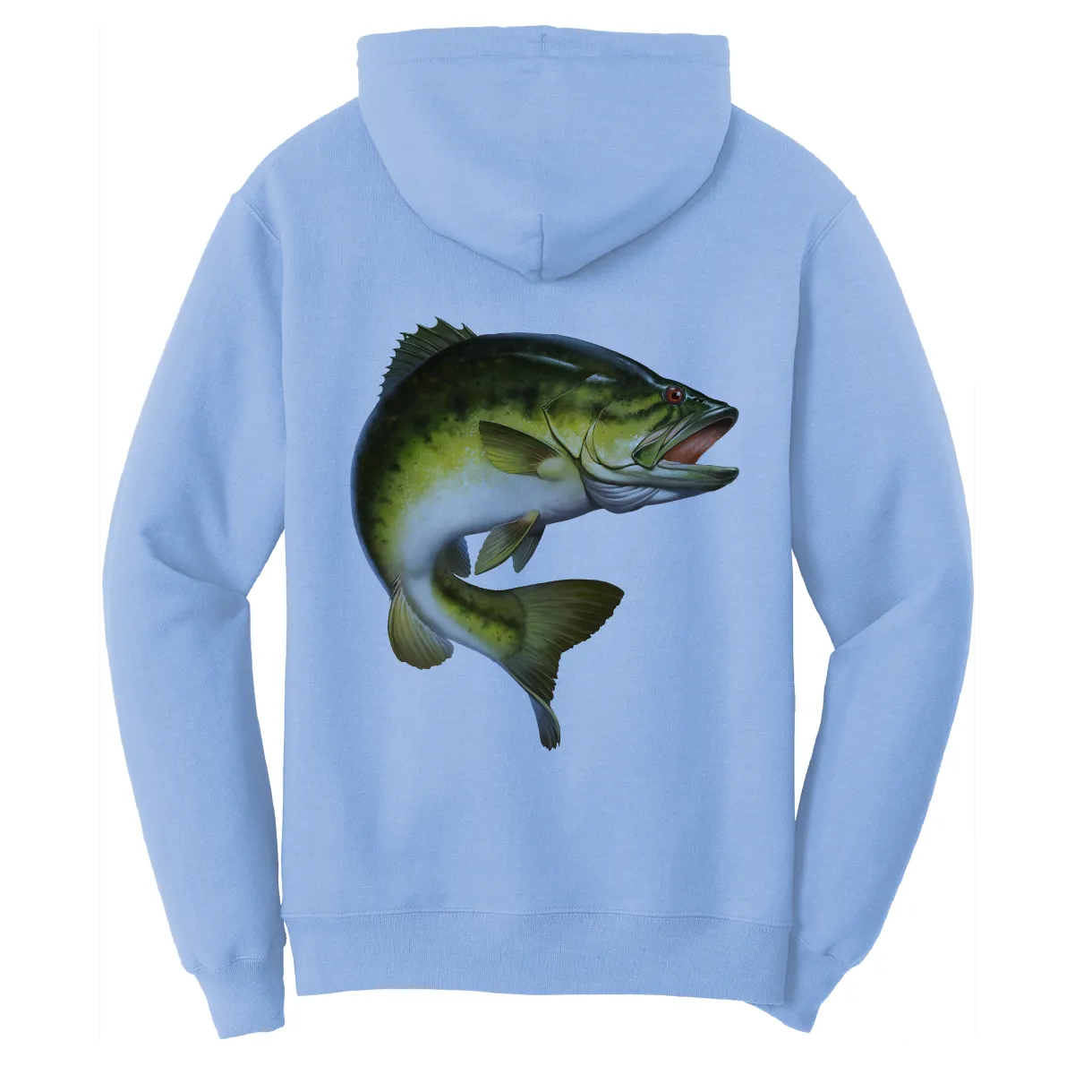 Texas Freshwater Born Men's Largemouth Bass Cotton Hoodie