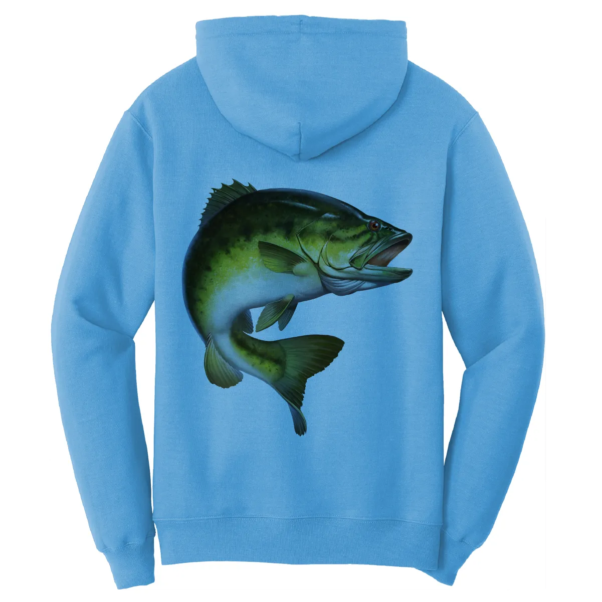 Texas Freshwater Born Men's Largemouth Bass Cotton Hoodie