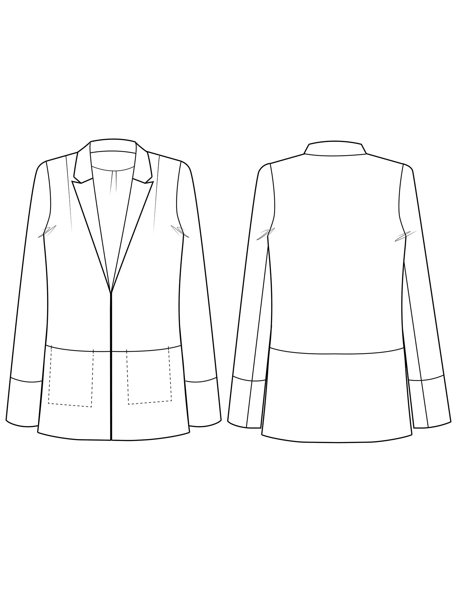 THE AVID SEAMSTRESS • The Blazer Sewing Pattern