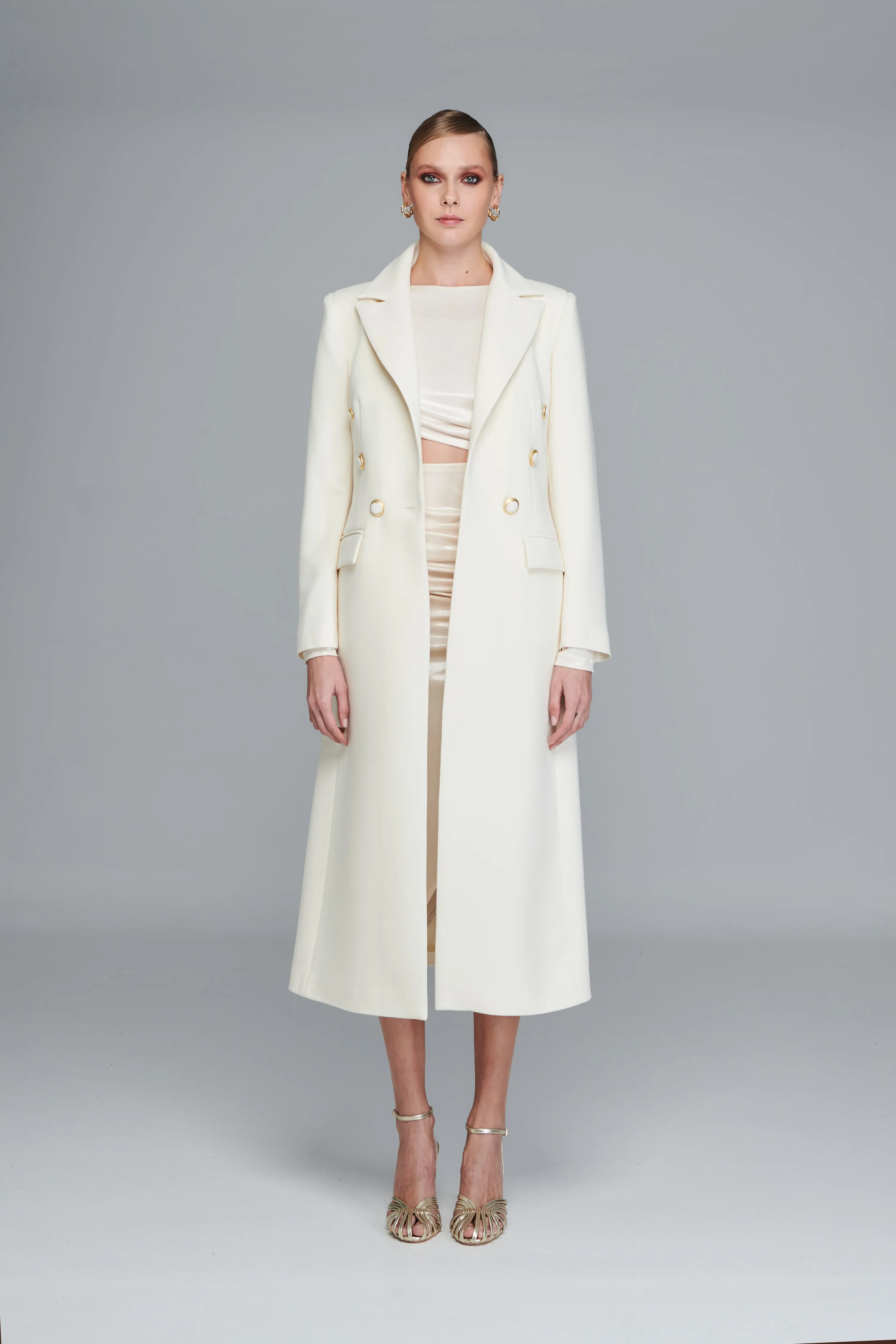 Trench Coat in White