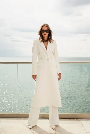 Trench Coat in White