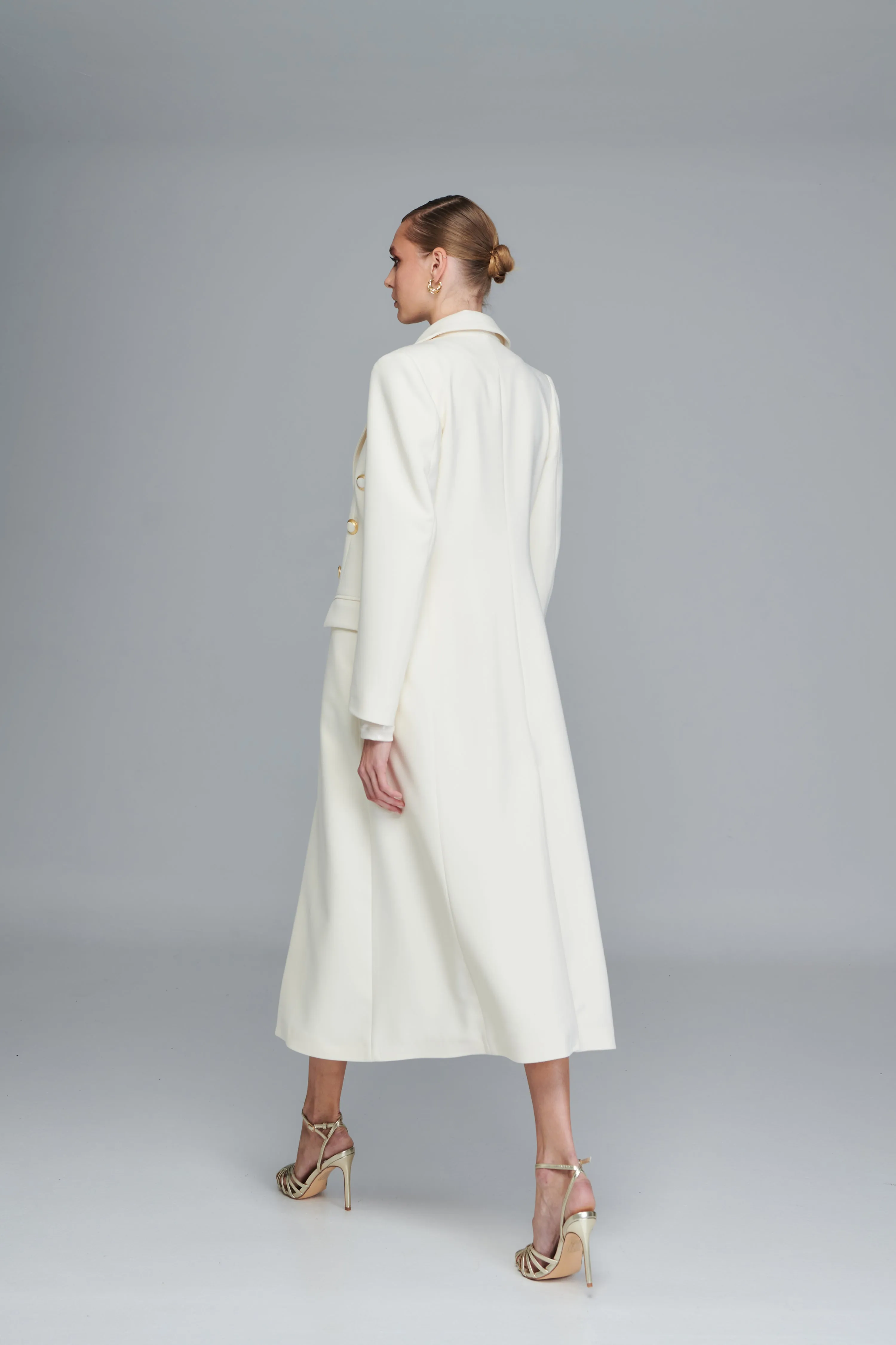 Trench Coat in White