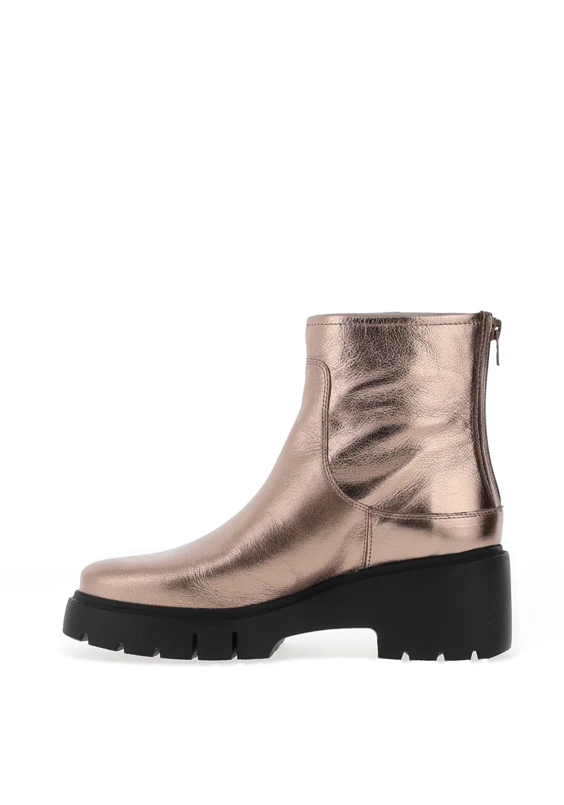 Unisa Jorge Metallic Ankle Boots