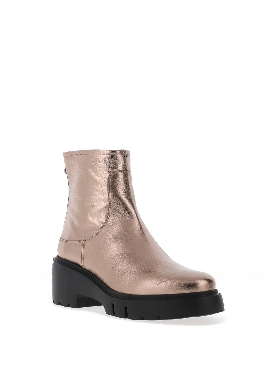 Unisa Jorge Metallic Ankle Boots