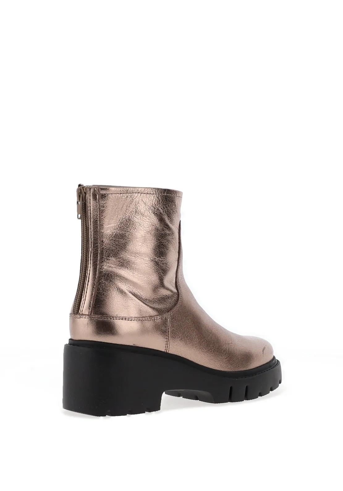 Unisa Jorge Metallic Ankle Boots