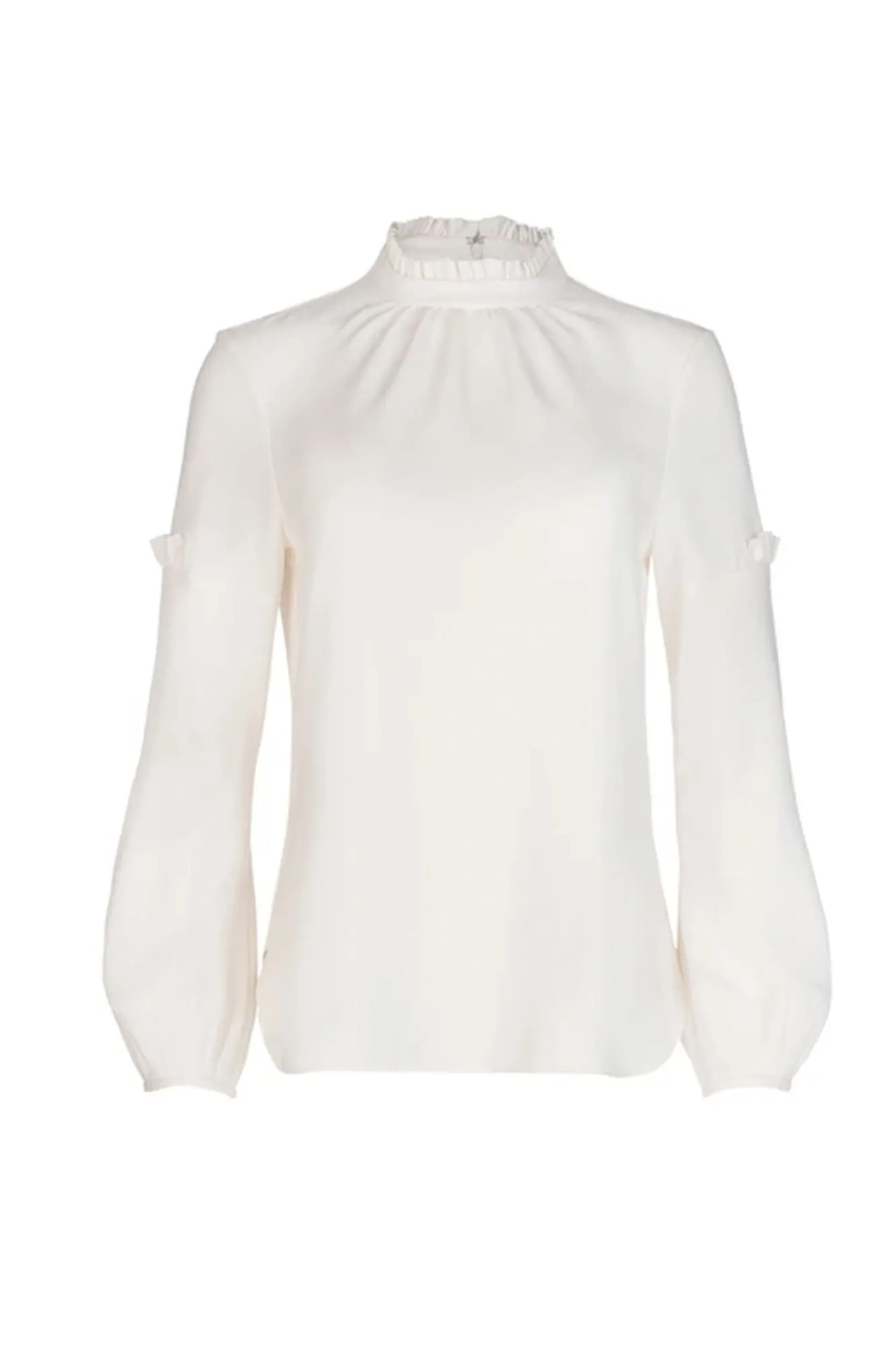 Volume Sleeve Blouse - Ivory