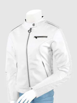 White Motorcycle Jacket