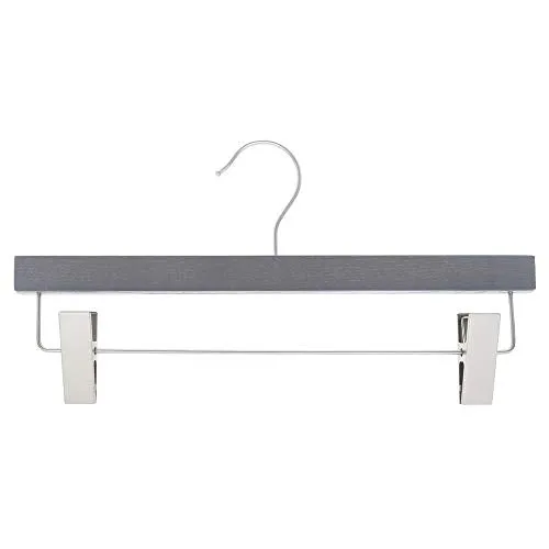 Wooden Pant Hanger 14" Graywash 100 per Set