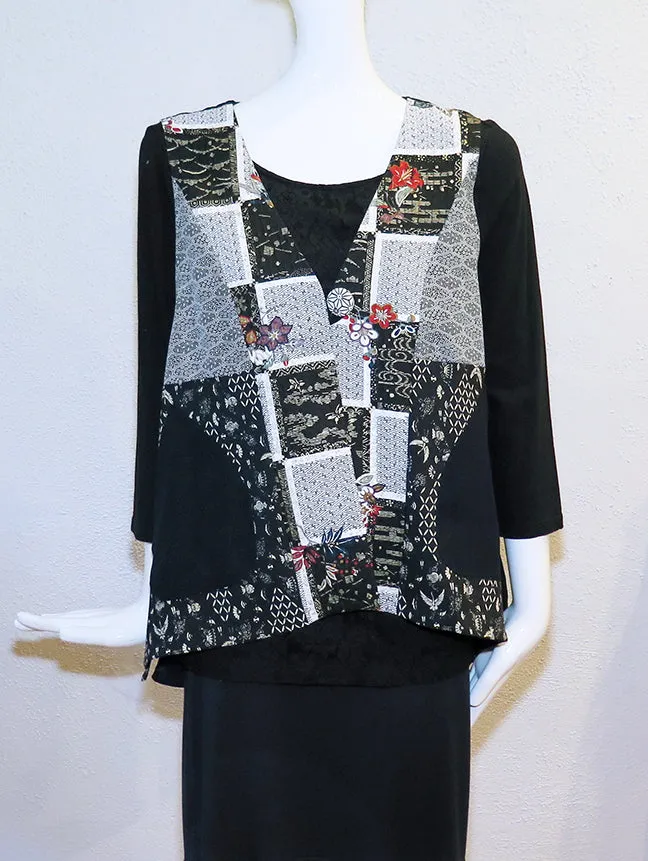 Yasuko - Vintage Kimono Silk Vest